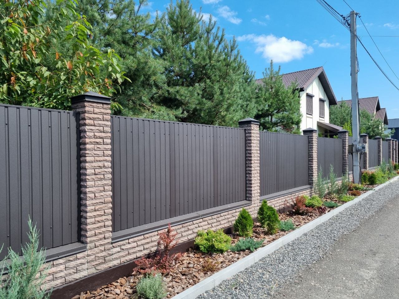 Паркан з профнастилу